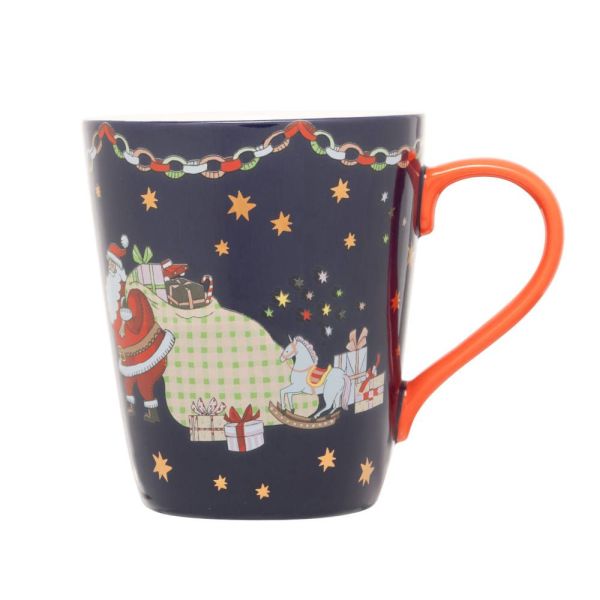 Cath Kidston Navy Santa Stanley Mug